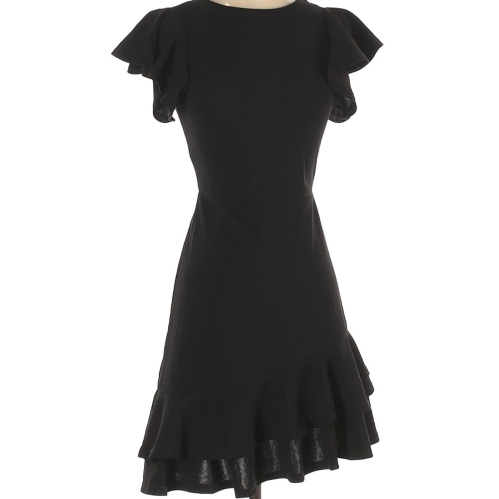 Black Ruffle Dress